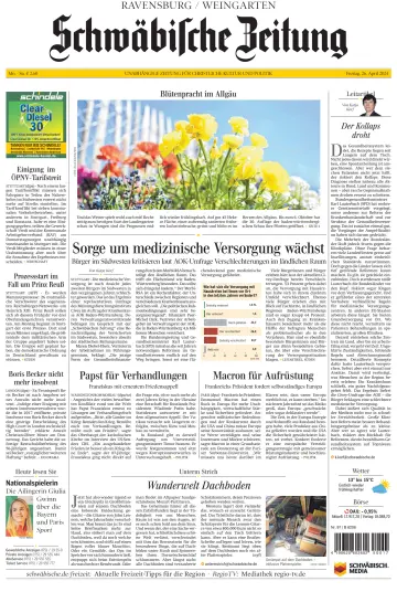 Schwäbische Zeitung (Ravensburg / Weingarten) - 26 Apr. 2024
