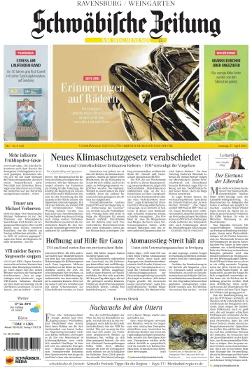 Schwäbische Zeitung (Ravensburg / Weingarten) - 27 апр. 2024