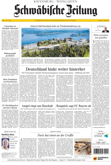 Schwäbische Zeitung (Ravensburg / Weingarten) - 03 Mai 2024