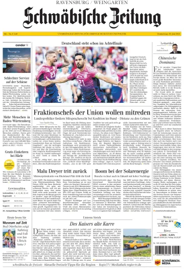 Schwäbische Zeitung (Ravensburg / Weingarten) - 20 6月 2024