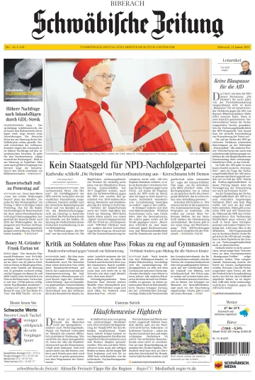 Schwäbische Zeitung (Biberach) - 24 Jan 2024