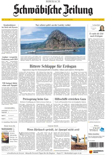 Schwäbische Zeitung (Biberach) - 02 Apr. 2024