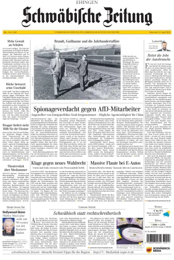 Schwäbische Zeitung (Ehingen) - 24 Ebri 2024