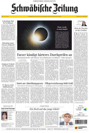 Schwäbische Zeitung (Friedrichshafen) - 10 апр. 2024