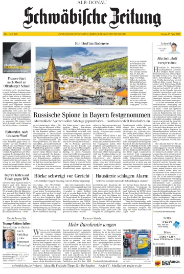 Schwäbische Zeitung (Alb-Donau) - 19 四月 2024