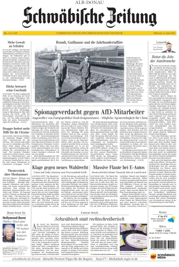 Schwäbische Zeitung (Alb-Donau) - 24 Aib 2024