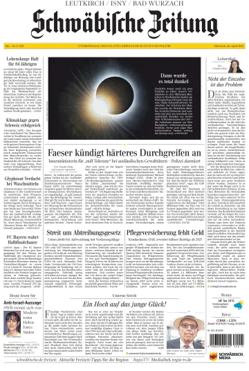 Schwäbische Zeitung (Leutkirch / Isny / Bad Wurzach) - 10 4月 2024