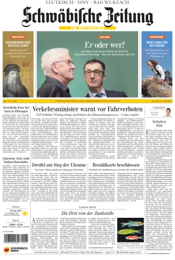 Schwäbische Zeitung (Leutkirch / Isny / Bad Wurzach) - 13 апр. 2024