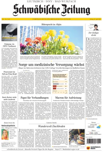 Schwäbische Zeitung (Leutkirch / Isny / Bad Wurzach) - 26 4월 2024