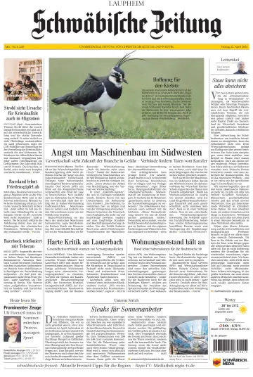 Schwäbische Zeitung (Laupheim) - 12 Ebri 2024