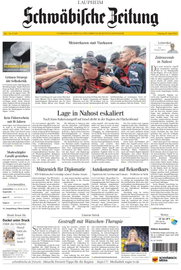 Schwäbische Zeitung (Laupheim) - 15 四月 2024