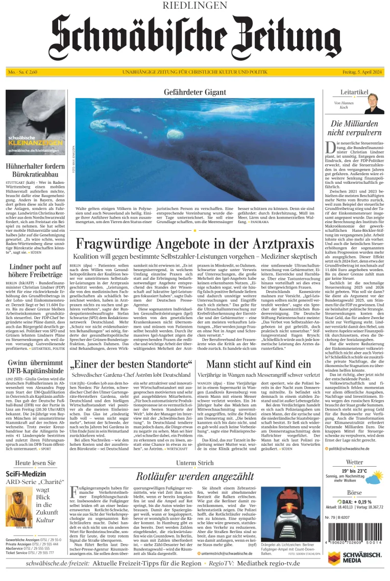 Schwäbische Zeitung (Riedlingen)