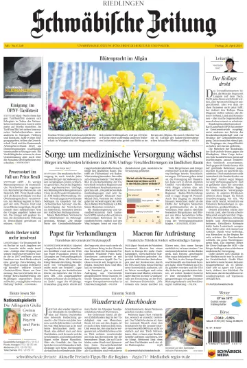 Schwäbische Zeitung (Riedlingen) - 26 4月 2024