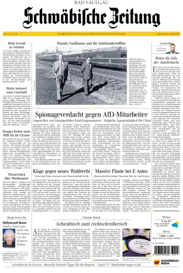 Schwäbische Zeitung (Bad Saulgau) - 24 Ebri 2024