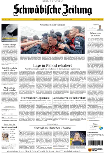 Schwäbische Zeitung (Sigmaringen) - 15 4月 2024