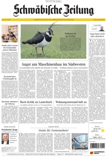 Schwäbische Zeitung (Tettnang) - 12 Aib 2024