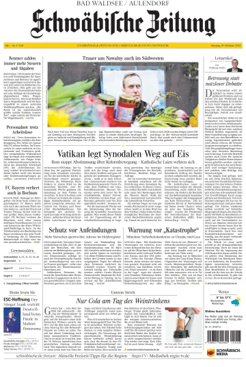 Schwäbische Zeitung (Bad Waldsee / Aulendorf) - 19 Feb 2024