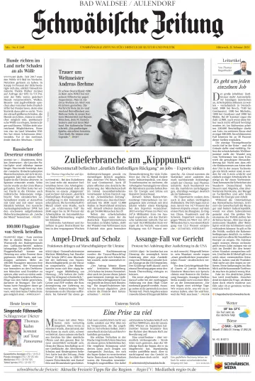 Schwäbische Zeitung (Bad Waldsee / Aulendorf) - 21 Feb 2024