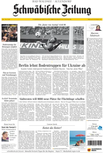 Schwäbische Zeitung (Bad Waldsee / Aulendorf) - 28 Feb 2024