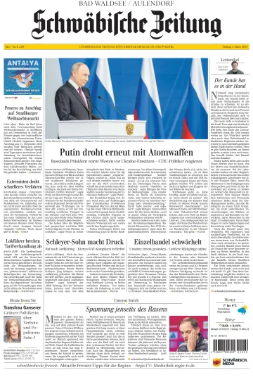 Schwäbische Zeitung (Bad Waldsee / Aulendorf) - 1 Mar 2024