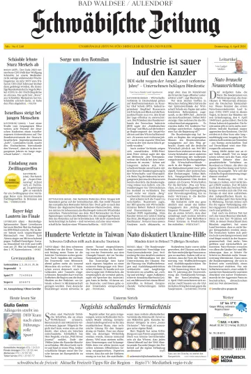 Schwäbische Zeitung (Bad Waldsee / Aulendorf) - 4 Ebri 2024