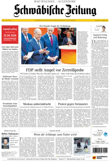 Schwäbische Zeitung (Bad Waldsee / Aulendorf) - 23 四月 2024