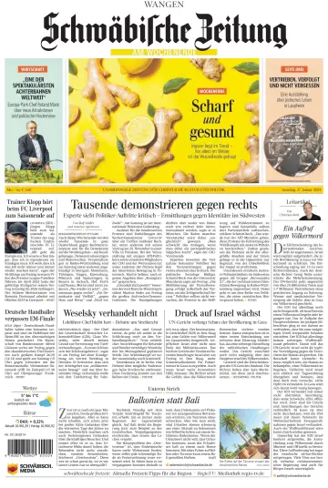 Schwäbische Zeitung (Wangen) - 27 Jan 2024