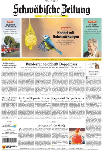 Schwäbische Zeitung (Wangen) - 3 Feb 2024
