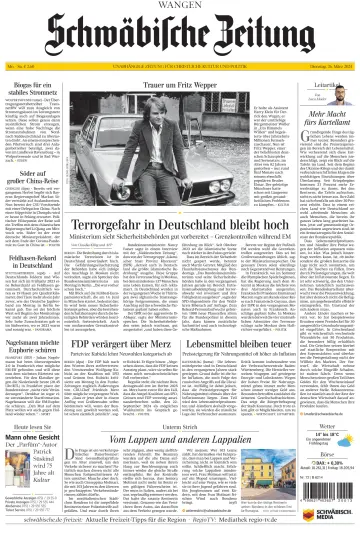 Schwäbische Zeitung (Wangen) - 26 Mar 2024