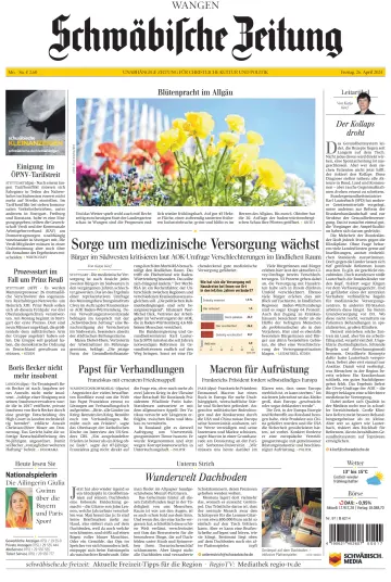 Schwäbische Zeitung (Wangen) - 26 Apr 2024