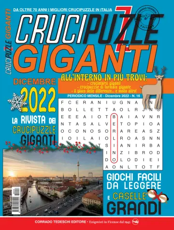 Crucipuzzle Giganti - 15 nov. 2022