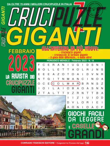 Crucipuzzle Giganti - 13 Jan. 2023