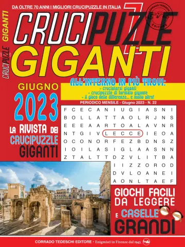 Crucipuzzle Giganti - 12 Mai 2023