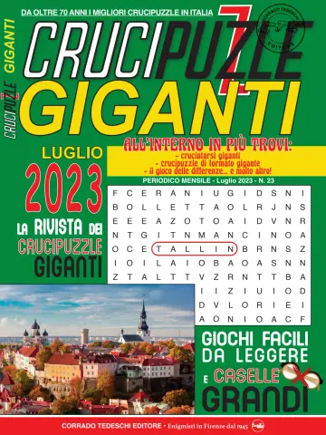 Crucipuzzle Giganti - 15 junho 2023