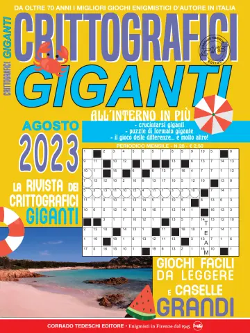 Crucipuzzle Giganti - 14 jul. 2023