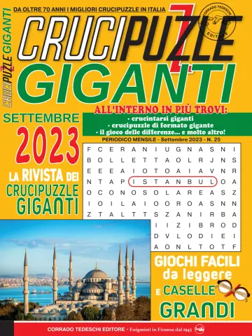 Crucipuzzle Giganti - 10 Aug 2023