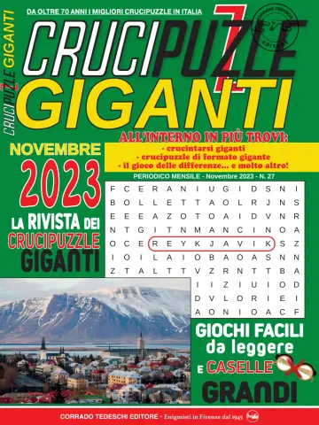 Crucipuzzle Giganti - 13 DFómh 2023