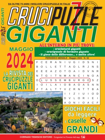 Crucipuzzle Giganti - 12 Ebri 2024