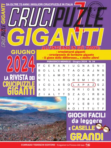 Crucipuzzle Giganti - 15 maio 2024