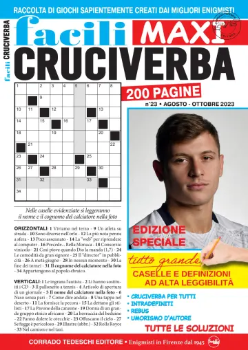 Facili Cruciverba Maxi - 10 Aug. 2023
