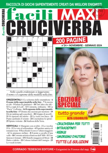 Facili Cruciverba Maxi - 10 十一月 2023