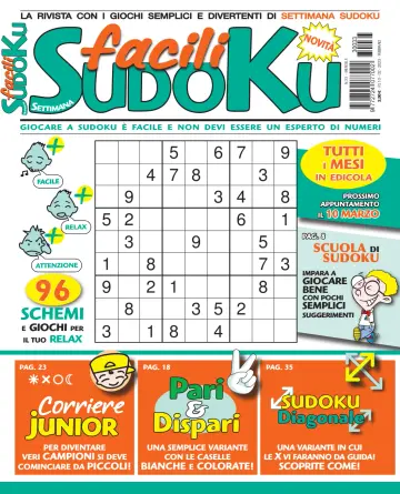 Facili Sudoku - 10 Chwef 2023