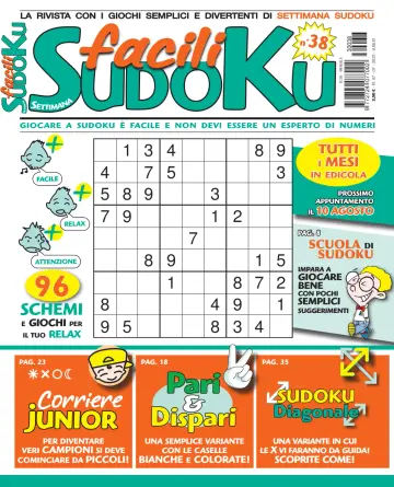 Facili Sudoku - 7 Iúil 2023