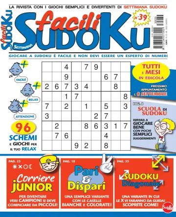Facili Sudoku - 10 Ağu 2023