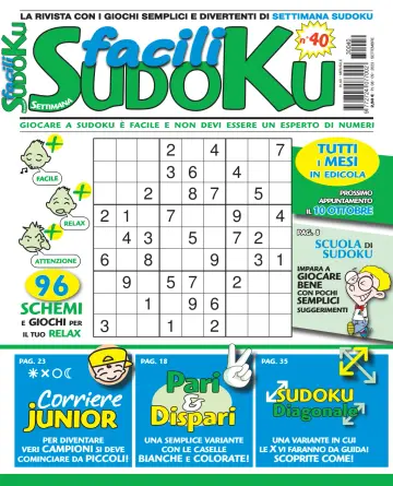Facili Sudoku - 08 sept. 2023