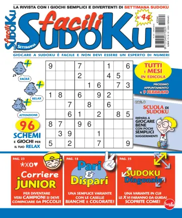 Facili Sudoku - 10 Jan. 2024