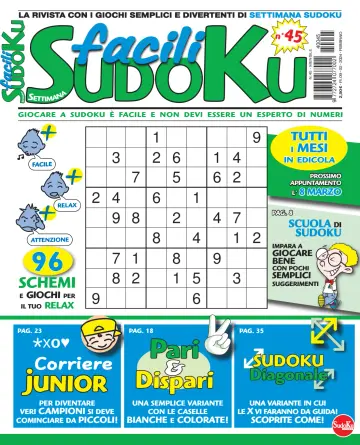 Facili Sudoku - 9 Chwef 2024
