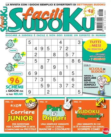 Facili Sudoku - 10 Bealtaine 2024