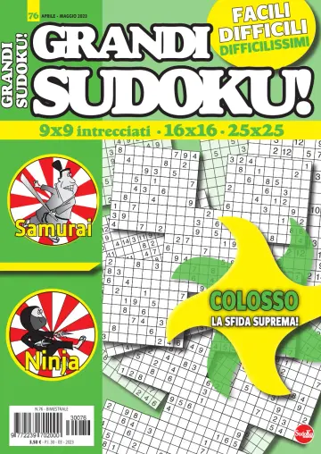 Grandi Sudoku - 30 mars 2023