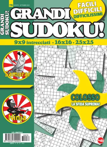 Grandi Sudoku - 28 Tem 2023
